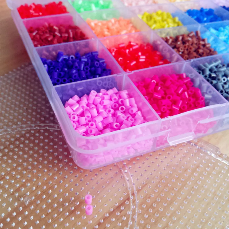2.6mm Hama Beads /Box Mini Fuse Perler Beads Set Puzzles Toy Learning Toys  For Children Creative Toys Y200704 From Kareem13, $31.25